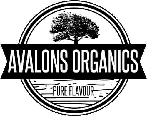 The logo for Avalons Organics