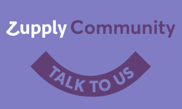 The Zupply community logo with the words 